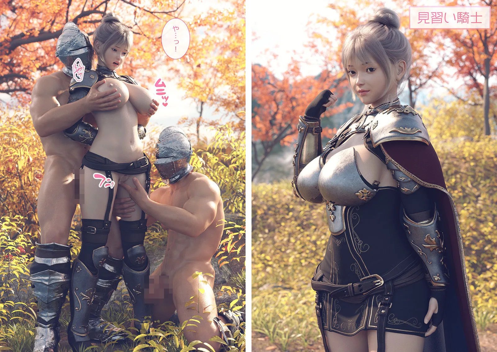 帝国の魔の手から必ずや姫殿下をお守りしてみせる女騎士たち 画像1