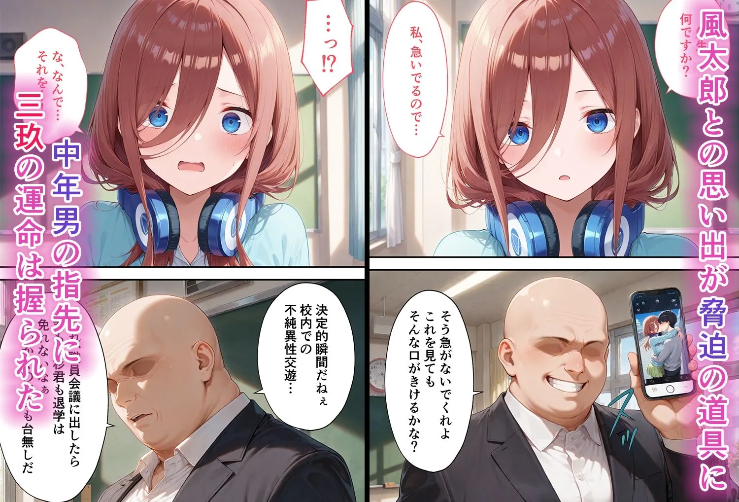 弱みを握られた俺の彼女が寝取られ堕ちるまで 三玖編 画像2