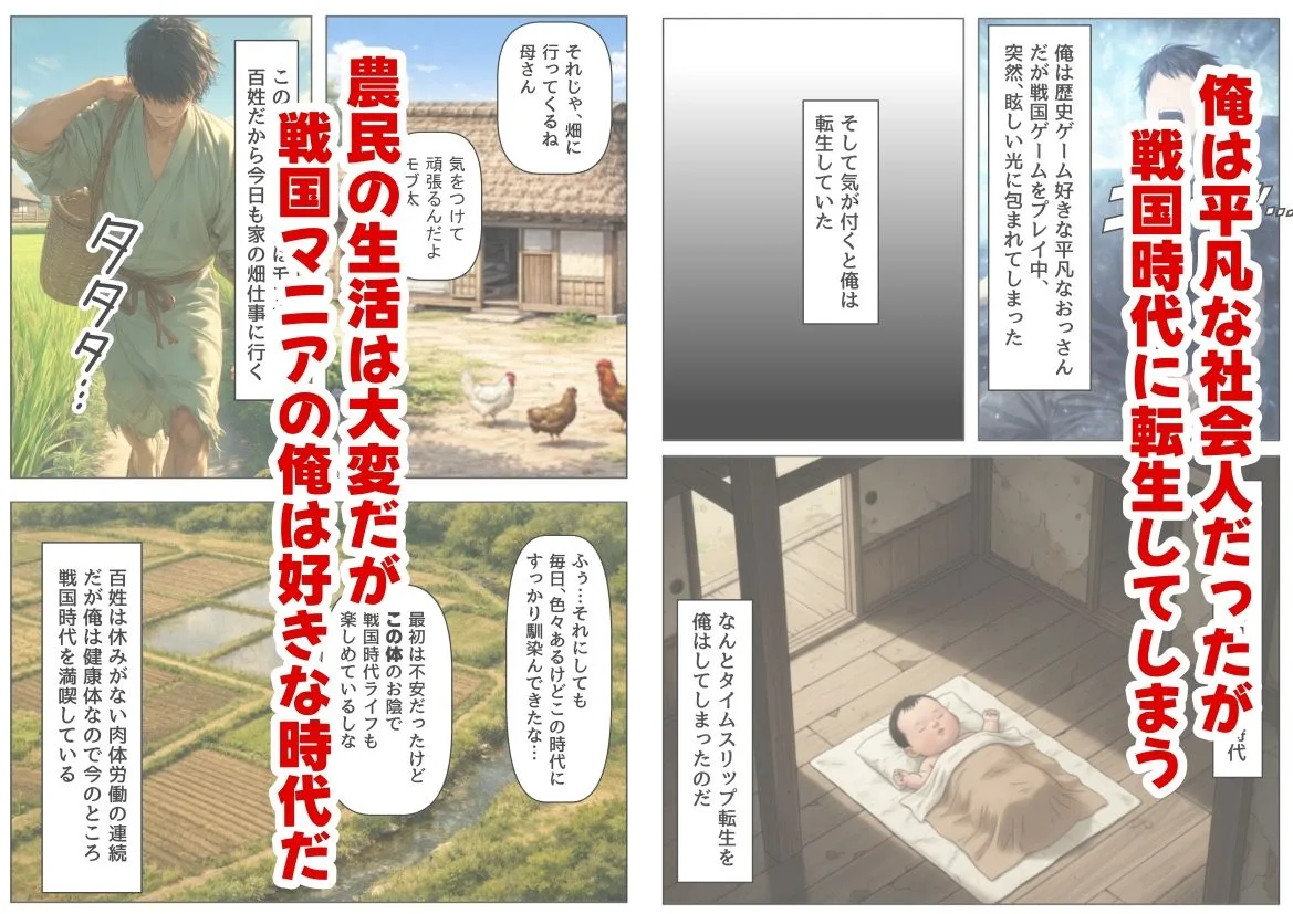 《戦の乱取り（略奪）》 戦国時代の農村に俺が転生したら、エロすぎた史実の話 画像1