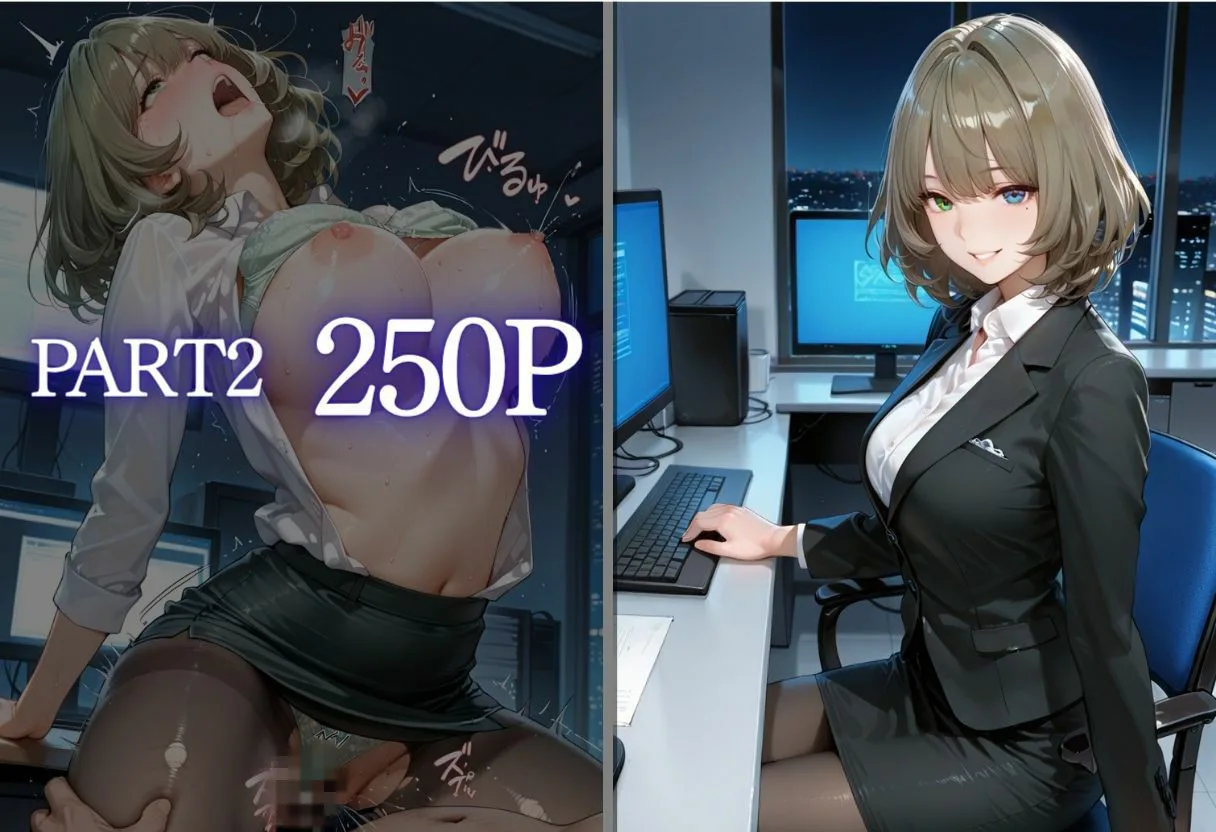 深夜残業OL 〜我慢の限界を迎えた同僚にオフィスで犯●れ、事後即2回戦中出しされるまでVol.1 画像3