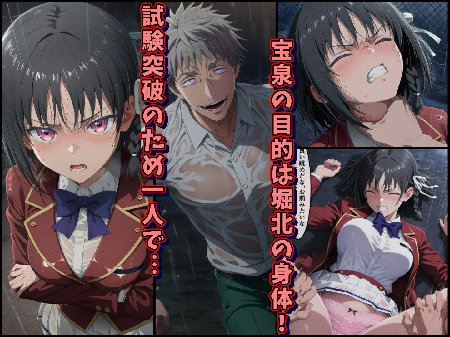 宝泉の暴力に屈するよう実ヒロイン達  宝泉に犯●れる七瀬翼篇  軽井沢恵  堀北鈴音  ようこそ実力至上主義の教室へ 画像8