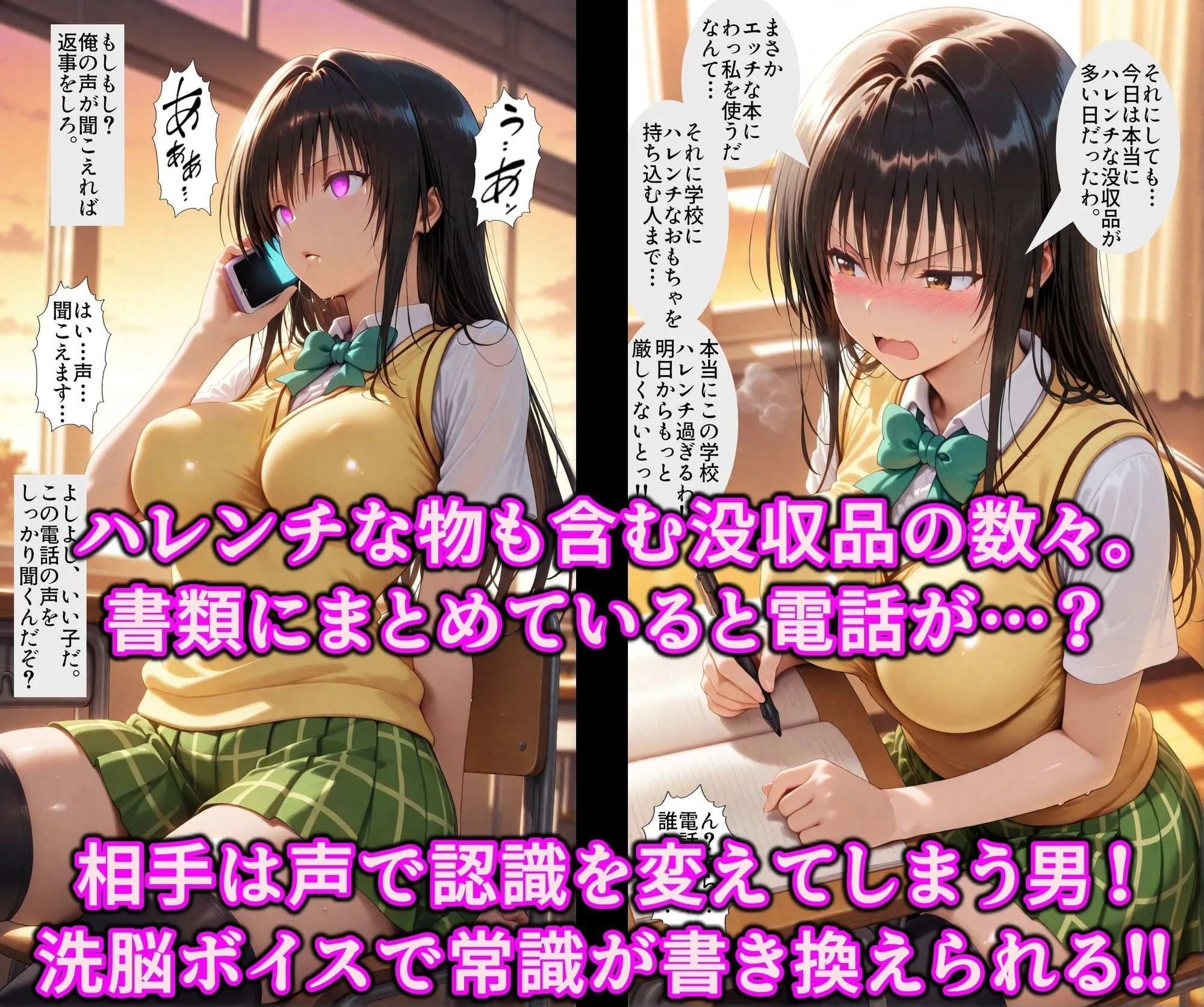 ポリスとエロギャルどっちがお好き？洗脳ボイスと催●アプリで徹底調教！！精子で即イキ超絶ハレンチ発情まんこ 画像3