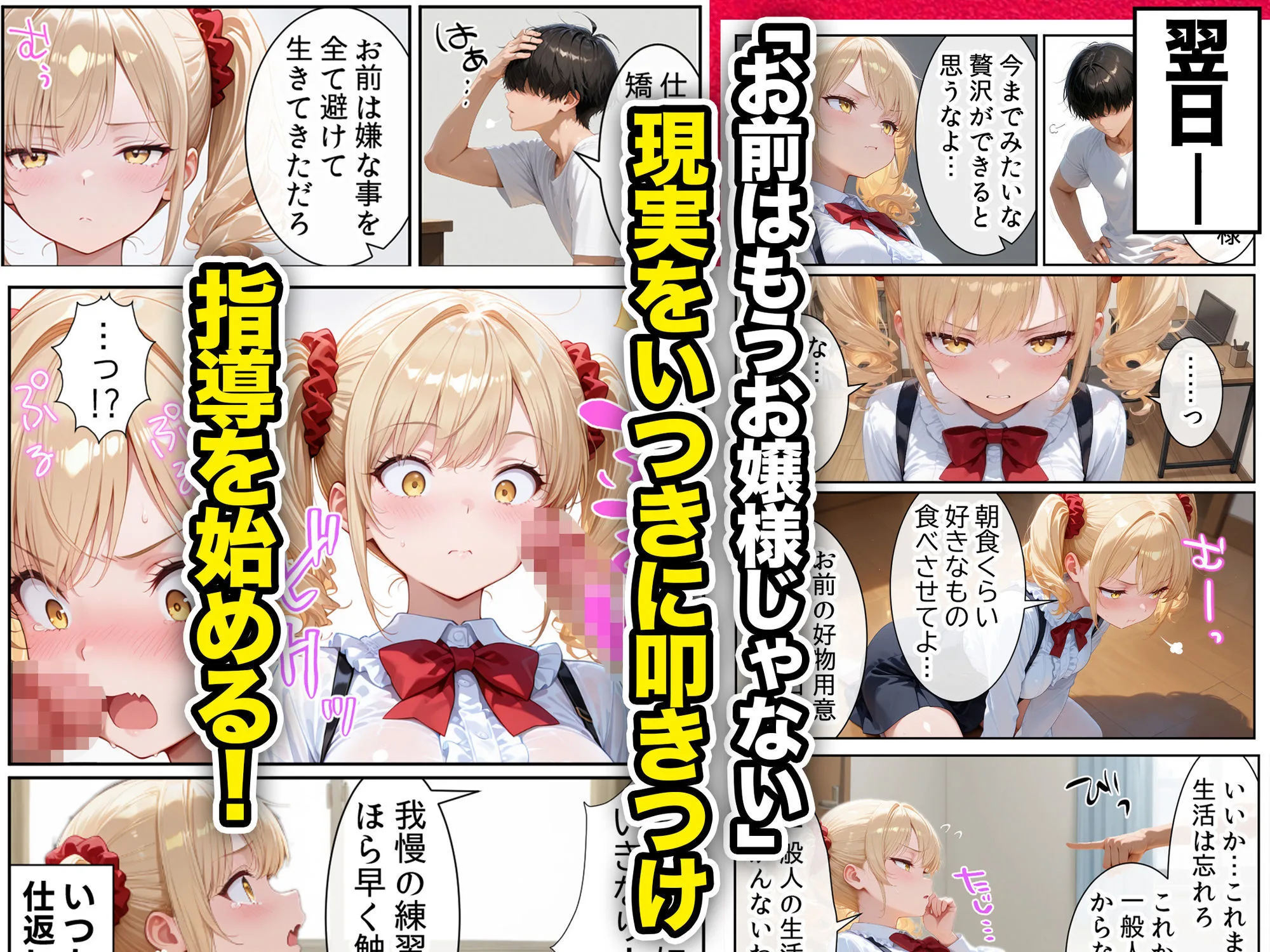 庶民をバカにしてた没落令嬢の幼馴染を俺だけのメイドに調教した話〜前編〜 画像9