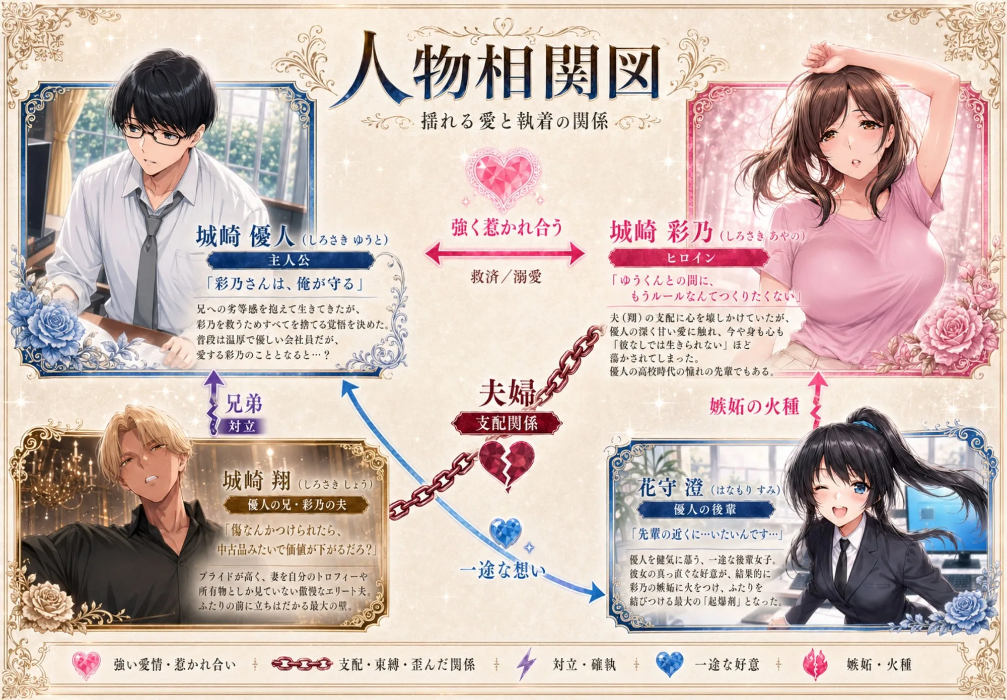 兄さん、あなたの妻は…俺が貰います。2 〜鳥かごの中の巨乳清楚義姉が純愛濃厚セックスで「妻の顔」を捨てた全記録〜 画像1
