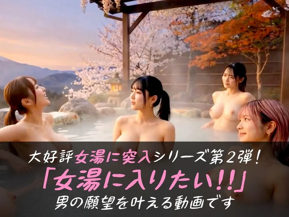 【4K神画質】女湯に突入2 画像1
