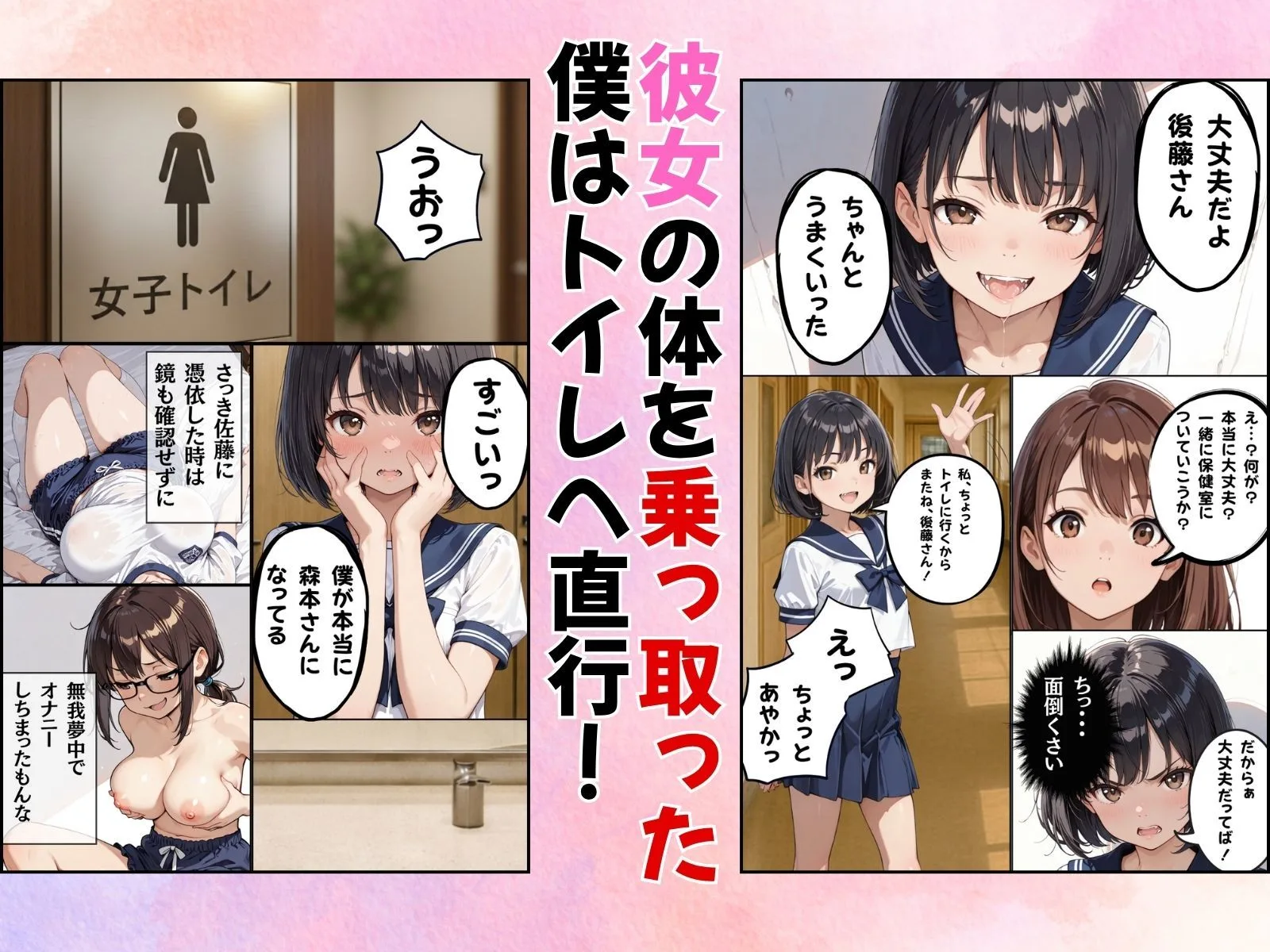 クラスのアイドルに憑依してむちゃくちゃオナニー＆セックスした話 画像3