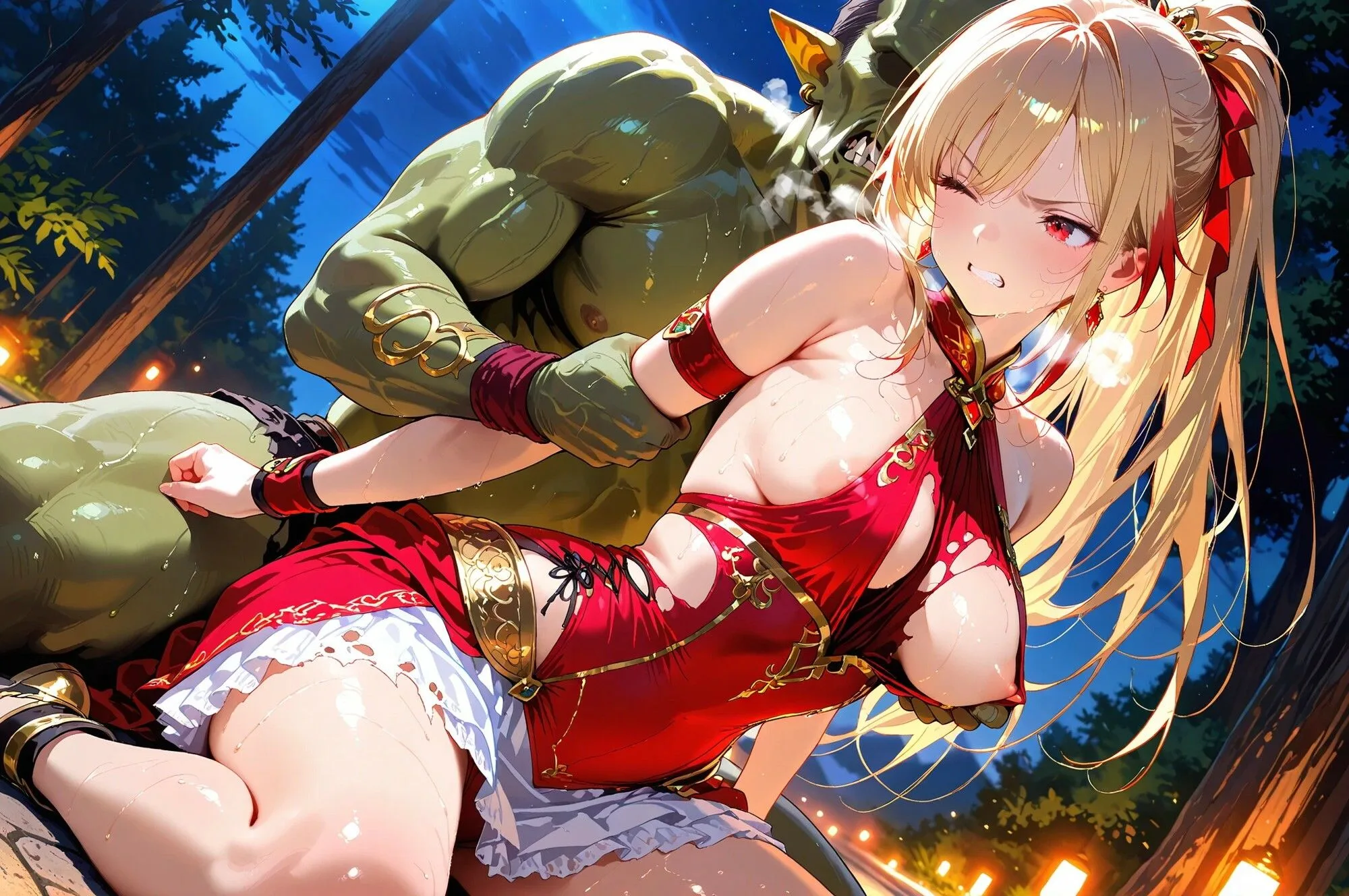 僕と契約した魔法少女がオークに凌●される  vol.6 ルミナス・ブレイズ編 画像4