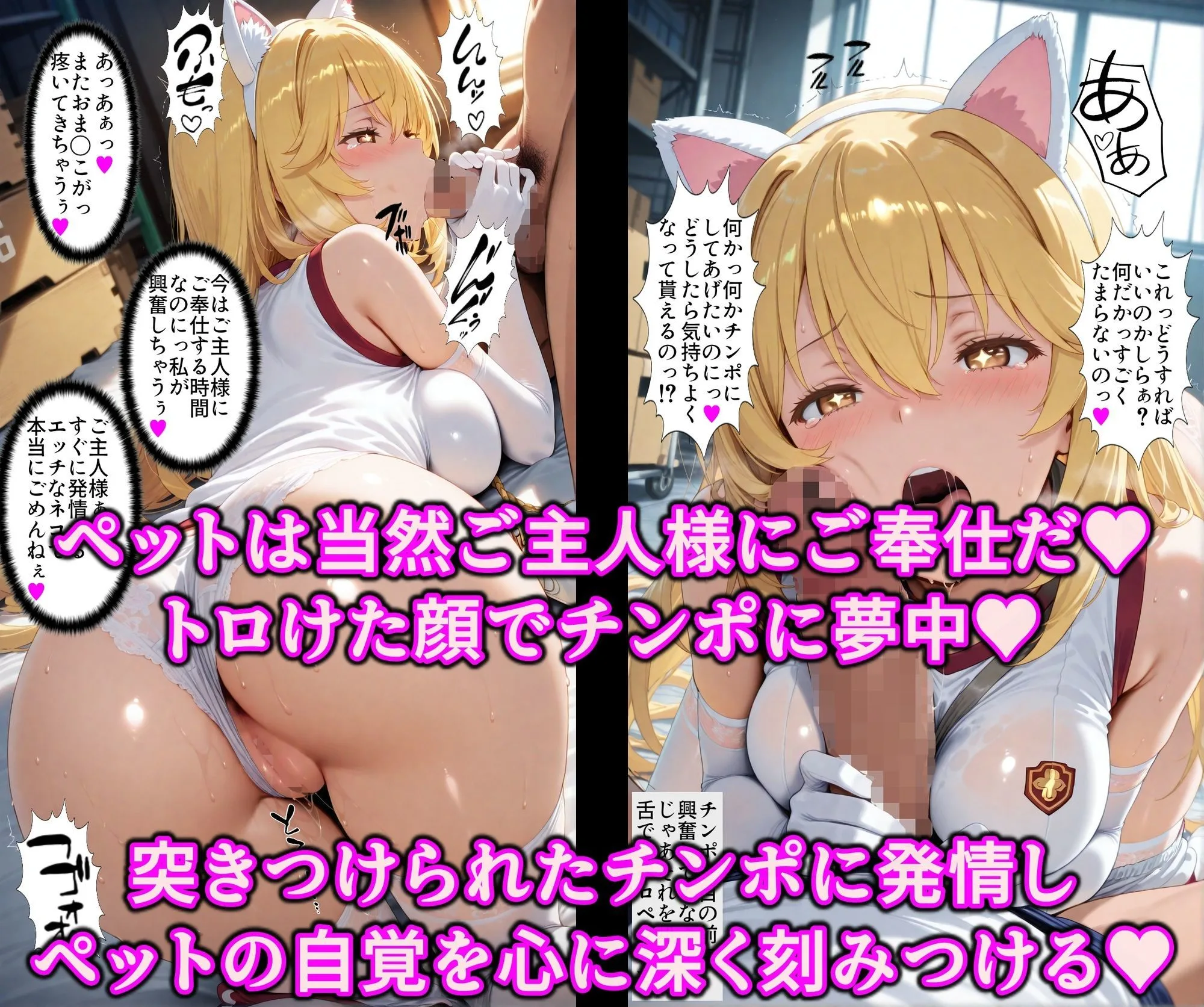 女王を逆洗脳で絶対服従の発情ネコ化！能力反射でエロい体の女王をマゾ洗脳♪何されてもアヘる俺専用の淫乱ペット 画像4