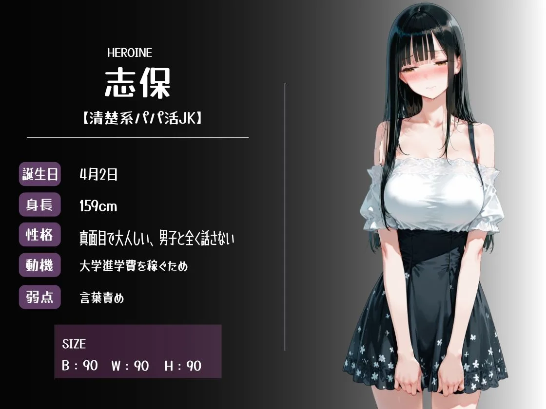 同じクラスの清楚JKがパパ活してたので指名してみた。 画像2