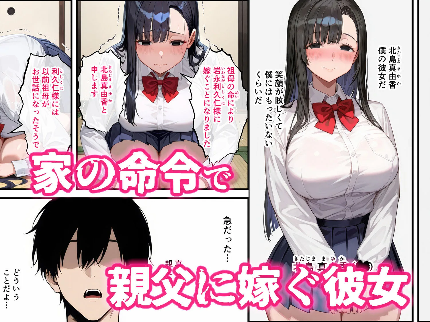 父の子を孕む彼女、彼女が母になった日〜最愛の彼女が寝取られて、父とボテ腹セックスの日々を過ごす 画像3
