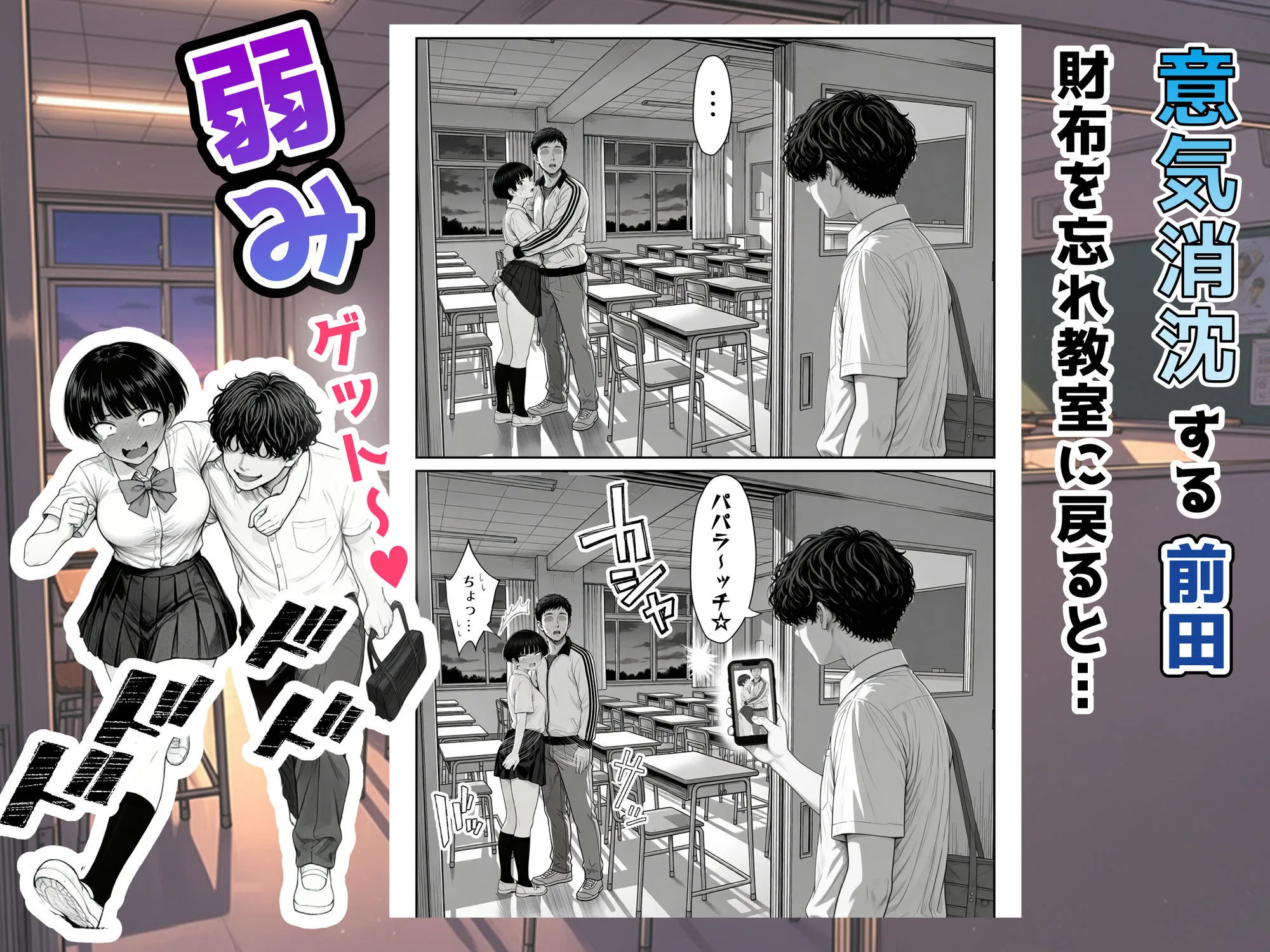 真面目でうるさい委員チョ〜の弱みを握ったヤリチンが1カ月限定恋人ごっこでHまでもっていく話 画像4