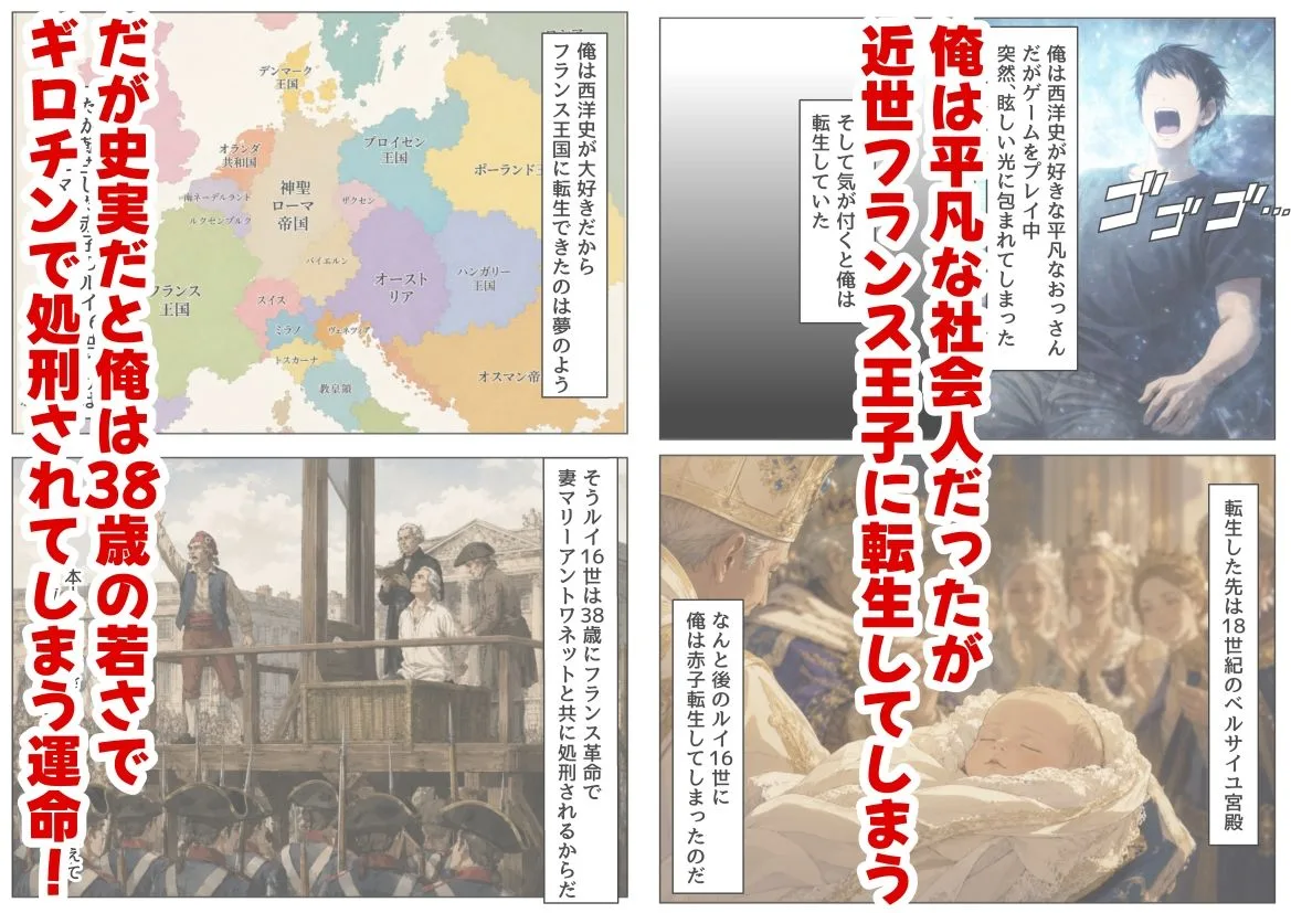 マリーアントワネットの夫に転生した俺は、ギロチン処刑を回避したい件 画像1