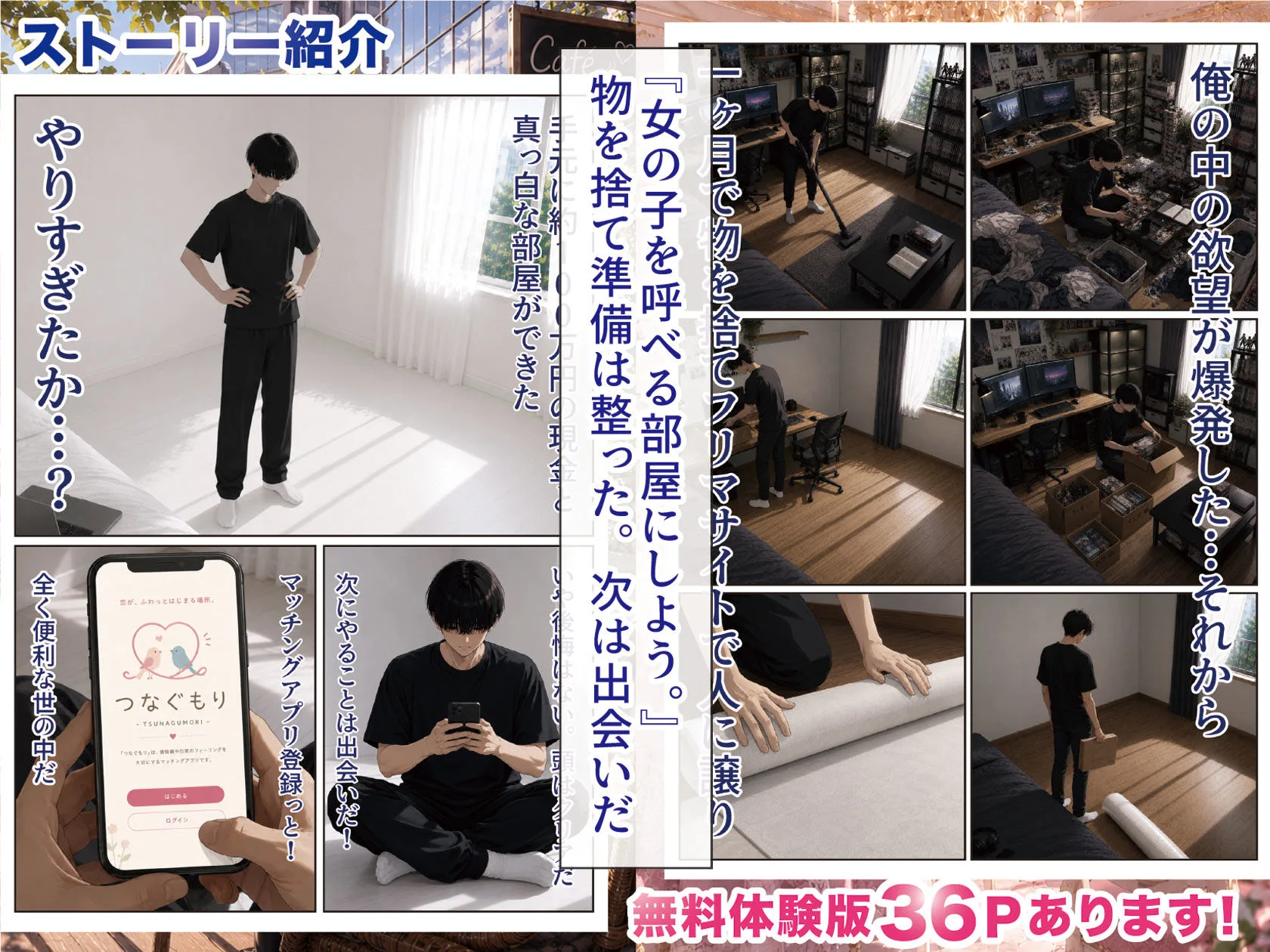 物を捨てたらマチアプ無双した件vol.1 〜ミニマリストの部屋には何もない。女の子と二人きりになったら、もうやることはひとつだよね？〜 画像3