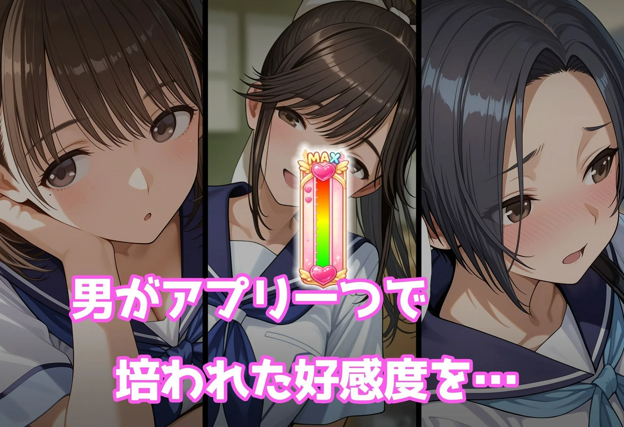 好感度強奪!あいつの彼女候補は全部俺のオナホ 画像3