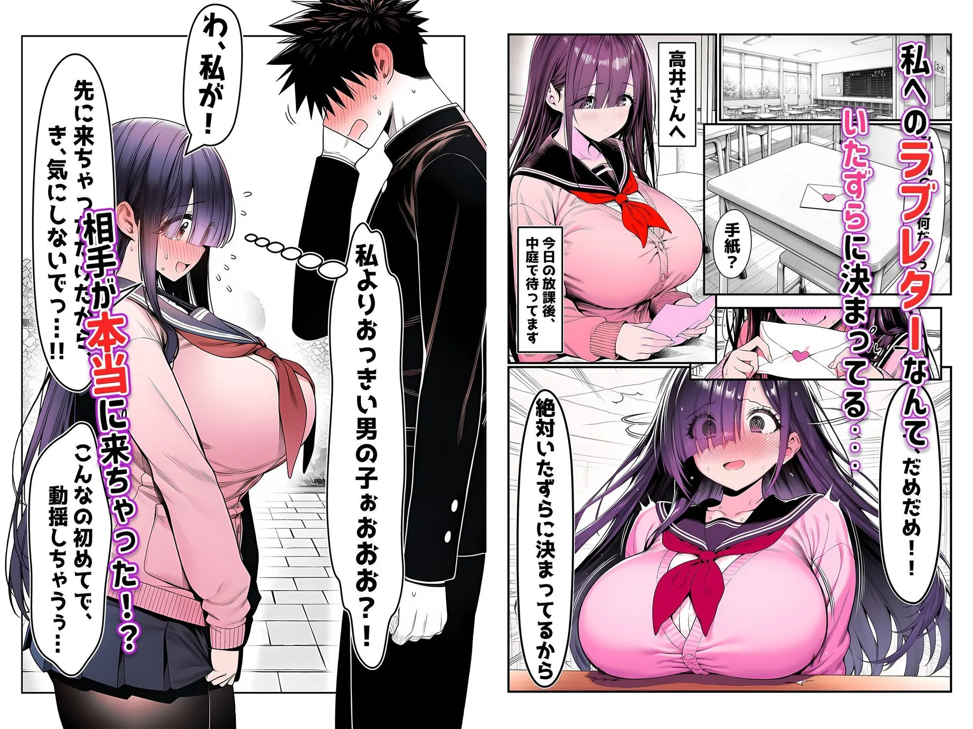 全てがデカすぎてコンプレックスを拗らせた高井さん 画像2