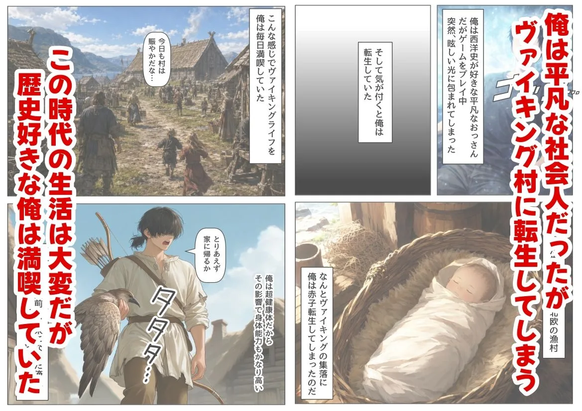 ヴァイキングに転生したら、エロすぎた話 画像1