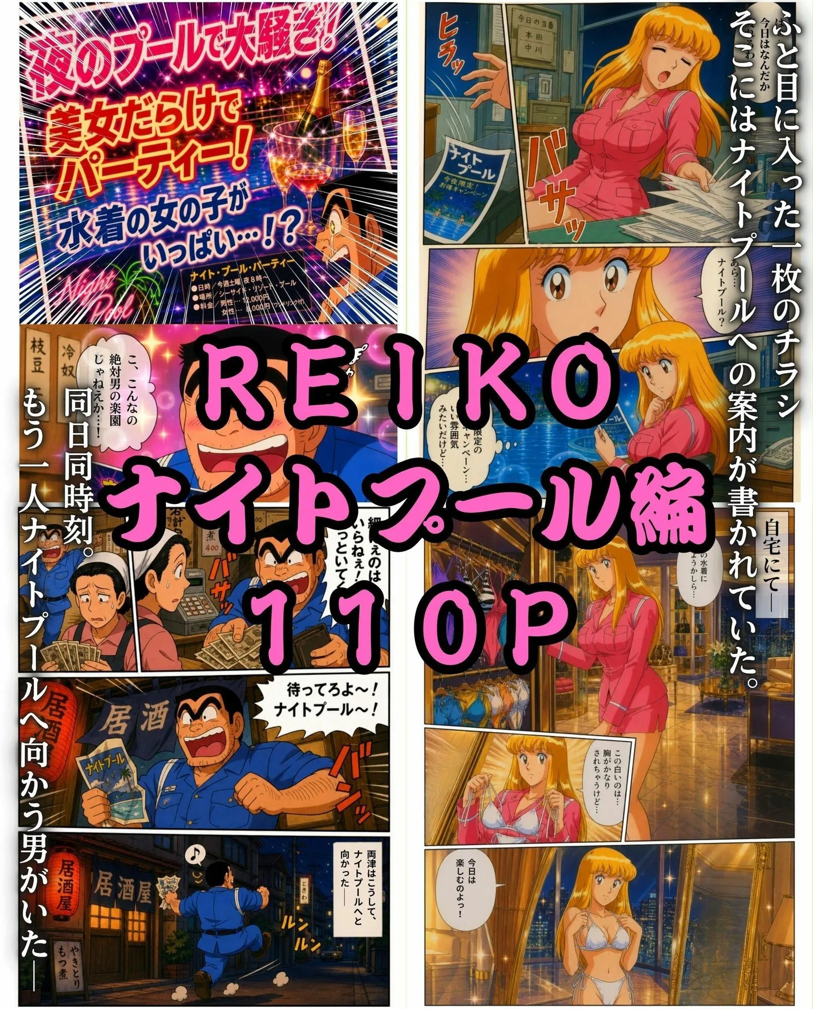 THE FINAL 大大大大おっぱい 真夏のパツ金4本立て 画像1